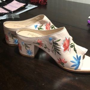 Lularoe Embroidered Mules